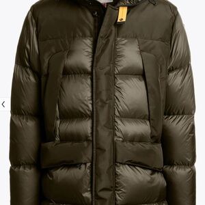 Parajumpers SHEDIR Hooded Parka - Olive Grey - Men’s Small  - EUC